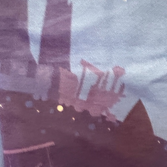 Disney Her Universe Purple and Blue Disneyland Castle Scene Sweatshirt - Picture 10 of 16